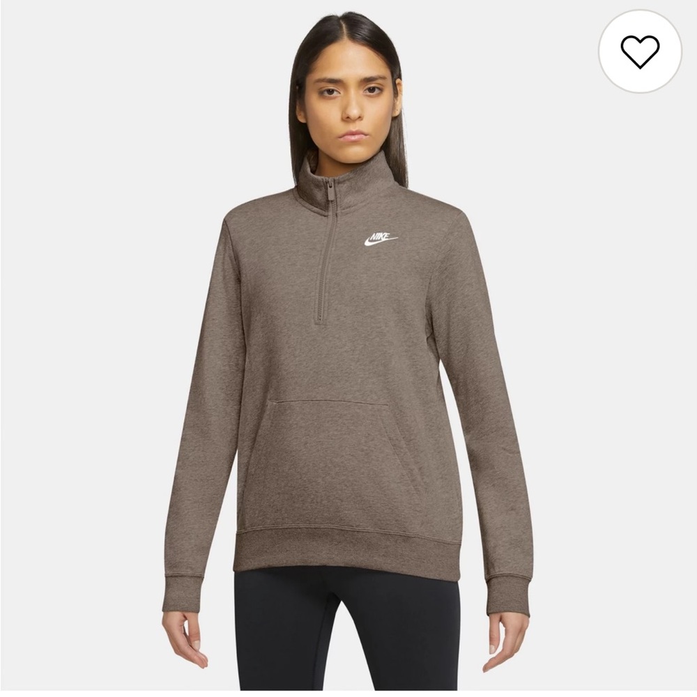 NIKE Sportswear Club Fleece Quarter-Zip Sweatshirt - Picture 5 of 7
